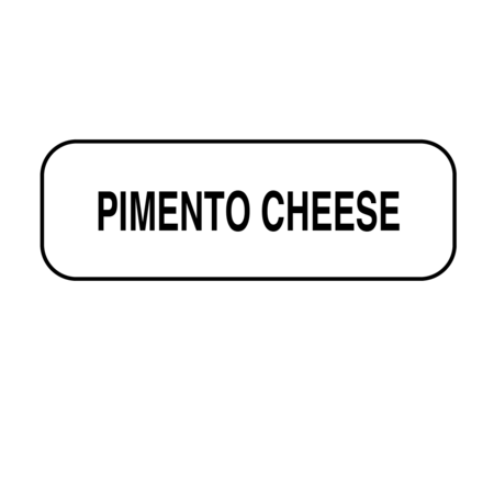 NEVS Pimento Cheese Label 1/2" x 1-1/2" DIET-411